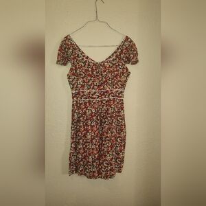 American Rag Red Floral Mini Dress
